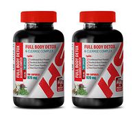 Herbal Cleanse Detox - Full Body Detox and Cleanse Complex 920 MG - Milk Thistle Seed Extract - 2 Bottles 200 Capsules