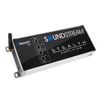 SOUNDSTREAM ST41000DB Stealth Series 1000W Class D Bluetooth 4 Channel Amplifier (2 Pack)