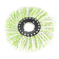 angel3292 360 Rotating Head Durable Magic Microfiber Spinning Floor Cloth Mop Head (Green)