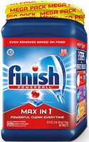 Finish Max in 1 Powerball Wrapper Free Dishwasher Detergent Tablets, 57.7 Oz, Count of 88