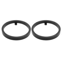 uxcell Black 30mm Depth Spacer Ring 6.5 Dia Car Speaker 2 Pcs