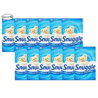 Snuggle Cuddle-Up Fresh- Fabric Softener (20 Sheets) (Pack of 12)