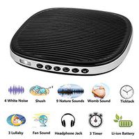 White Noise Sound Machine for Baby Adults Sleeping, Sound Spa Relaxation Machine, Premium Baby Sleep Therapy Sound Machine, for Better Sleep with High Quality Speaker Memory FunctionTimer Settings