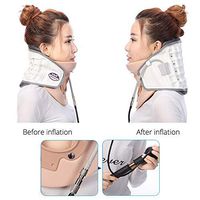 ZFAZF Inflatable Cervical Neck Traction Device, Cervical Brace with Adjustable Size, Physical Therapy Posture Brace for Neck Pain Relief