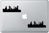 Philadelphia City Skyline FlashDecals2063 Set Of Two (2x) , Decal , Sticker , Laptop , Ipad , Car , Truck