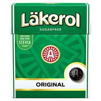 6 Pack of Lakerol /Laekerol Original Menthol Flavor Sugar Free Pastilles ( 6 x 0.88oz)