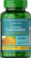 Puritan's Pride Turmeric Curcumin 1000 Mg W/Bioperine Capsules, 60 Count