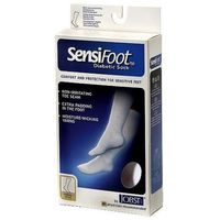 BSN Medical 110857 JOBST Sensifoot Diabetic Sock, Knee High, Closed Toe, Medium, Brown