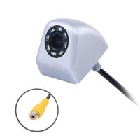 Sunsweet Vehicle Backup Camera Reverse Car Rear View Backup CCD Camera with 8 LEDs Night Vision Waterproof Wide Angle Universal Front/Side/Rear Parking Camera(Gray)