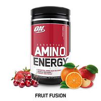 OPTIMUM NUTRITION ESSENTIAL AMINO ENERGY, Fruit Fusion, Keto Friendly Preworkout and Essential Amino Acids with Green Tea and Green Coffee Extract, 9.5 Ounce (Pack of 1)