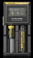 Nitecore D2 EU Battery Two Bays Charger with LCD Display