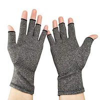 ACCDUER Arthritis Gloves - Compression Gloves for Rheumatoid & Osteoarthritis - Hand Gloves Provide Arthritic Joint Pain Symptom Relief - Men & Women,Gray,S