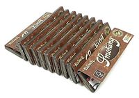 Smoking Medium 1 1/4 Brown Rolling Papers -18 Packs- 50 Leaves/Pack