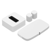 Sonos 5.1 Surround Set - Home Theater System with Playbase, Sub and 2 Sonos Ones for TVs on stands and furniture (White)