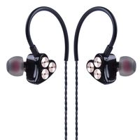 BOT1 in Ear Monitors,Dynamic Wired Earphone,High Resolution Earbuds with 3.5 MM Heavy Bass Headphone Stereo Balance HiFi High Sound Quality Resolution Each Side 3 Dynamics (BOT1 with mic)