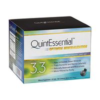 QuintEssential 3.3 - Concentrated + Pure Seawater Electrolyte Liquid Minerals for Athletic Performance + Energy Support, Marine-Rich Complex (30 Single Serving Vials)