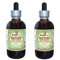 Maitake (Grifola Frondosa) Glycerite, Organic Dried Mushroom Alcohol-Free Liquid Extract (Brand Name: HerbalTerra, Proudly Made in USA) 2x2 fl.oz (2x60 ml)
