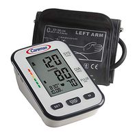 Caremax Upper Arm Cuff Blood Pressure Monitor Portable Automatic Machines with Large Digital LCD - FDA Approved BP Cuff for Home