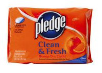 Pledge Grab-It Refill, Clean & Fresh, Orange, 16-Count  (Pack of 6)