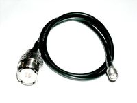 Comet Original HM05JSJ 18" Cable Adapter SO-239 (UHF Female) to SMA Female (Reverse SMA)