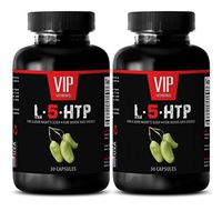 5 htp Capsules - L-5-HTP for a Good Night's Sleep, for Mood and Energy - Mood Boost - 2 Bottles 60 Capsules
