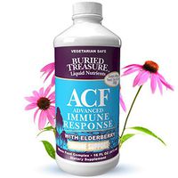 Buried Treasure ACF Fast Relief Rapid Immune Recovery with 1,000 mg Vitamin C, Elderberry, Echinacea and Herbal Blend for Complete Immune Support Dietary Supplement, 16 oz