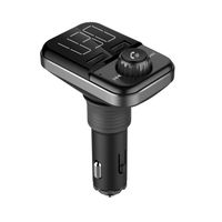 FM Transmitter, FayTun Wireless Car FM Transmitter Radio Adapter, Bluetooth Receiver MP3 Player Wireless in-Car Stereo Radio Adapter Car Kit with Dual USB Ports Car Charger 5V/3.4A