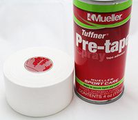 Mueller Atheltic MTAPE + Pre-Tape Spray Kit (1 White Roll + Spray)