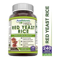 Pure Naturals Red Yeast Rice 1200 Mg Per Serving 240 Veggie Capsules