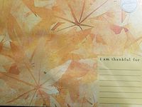 Thanksgiving Paper Placemats Leaves