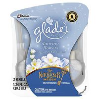 Glade PlugIns Refills Air Freshener, Scented and Essential Oils for Home and Bathroom, Dancing Flowers, 1.34 Oz