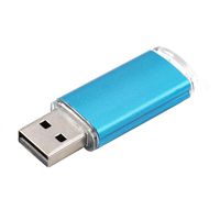 FAgdsyigao Transparent Lid U Disk, USB Flash Drive Memory Sticks for Computer Notebook Laptop Sky Blue 64mb
