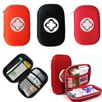 Preciashopping Sports First aid kit, First Aid Kit Travel Camping Sport Emergency Survival Rescue Empty Medical Bag (Black)
