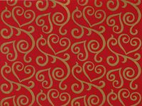 SCROLLED HEARTS Gift Wrap 24"x833'Gift Wrap Full Ream Roll (1 unit, 1 pack per unit.)