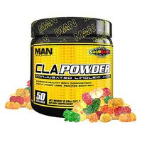 Man Sports CLA Powder. Sour Batch Flavored CLA Fat Burner Powder for Weight Loss and Increasing Muscle Mass (50 Servings)
