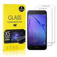 Screen Protector Film Compatible with Huawei Honor 6A, UNEXTATI Tempered Glass Screen Protector, HD Clear Screen Protector for Huawei Honor 6A, 2 Pack