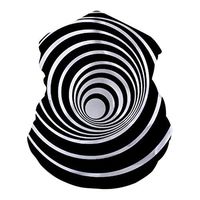 398 Rotary Tie-dye 3D Headband Bandanas Scarf Neck Warmer Head Wrap Multi Functional Headwear for Outdoor Sports Multifunctional mask