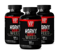 Sexual Enhancement for Women - Horny Goat Weed Complex (with MACA, TONGKAT ALI, Saw Palmetto) - Horny Goat Weed Leaf - 3 Bottles (180 Capsules)