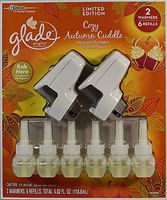Glade Plugins Cozy Autumn Cuddle 2 Warmers and 6 Refills