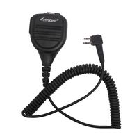 PMMN4013A Speaker Microphone Compatible for Motorola BPR40 CP110 CP185 CP200 CP200D CP200XLS DTR650 PR400 RMU2040 RMU2080D RDU4100 with 3.5mm Audio Jack