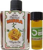 Myrrh, Spiritual Oil With 1 Dram Perfume Set for Magic and Rituals. Mirra Aceite Espiritual Para Rituales Y Magia.