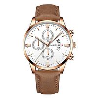 Men's Watches,Fxbar Leather Strap Analog Wrist Watch Classic Charm Men Watch Bracelet Watches Automatic Watch(I)