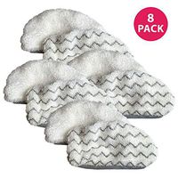 Think Crucial Replacement Mop Pads Compatible with Bissell 1252 Symphony Hard Floor Vacuum - Steam Mop Pad Parts Model 940, 1440, 1544 Series - Part 5938, 203-2633, 1606668, 1606669 (8 Pack)