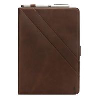iPad Pro 11 Case, taStone Premium PU Leather Folio Business Case Multi-Angle Viewing Stand Cover Skin Card Slots Pouch with Pencil Sleeve for 11 inch 2018 Release iPad Pro 11, Dark Brown