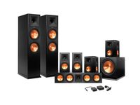 Klipsch 7.1 RP-260 Reference Premiere Surround Sound Speaker Package with R-112SW Subwoofer and a FREE Wireless Kit (Black)