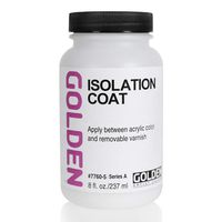 Golden Artist Colors Isolation Coat, to Unify and Protect The Painting Surface, 8 Ounce jar (7760-5)