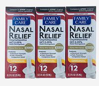 Family Care Nasal Relief Pump Mist Spray .5OZ