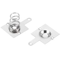 YXQ 60Pairs Spring Contact Nickeling Plate for 18650 Battery Positive Negative Conversion 16mmx16mm