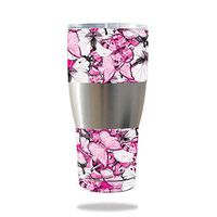 MightySkins Skin Compatible with Ibex 30 oz Tumbler – Butterflies | Protective, Durable, and Unique Vinyl Decal wrap Cover | Easy to Apply, Remove, and Change Styles | Made in The USA