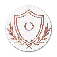 1225pk Love Crest - Seal - White-Envelope Seals